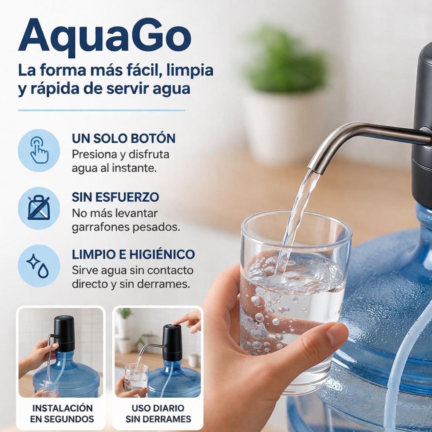 AquaGo | Dispensador de Agua Portátil
